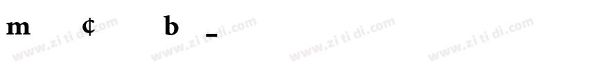Minion Cyrillic Bold字体转换